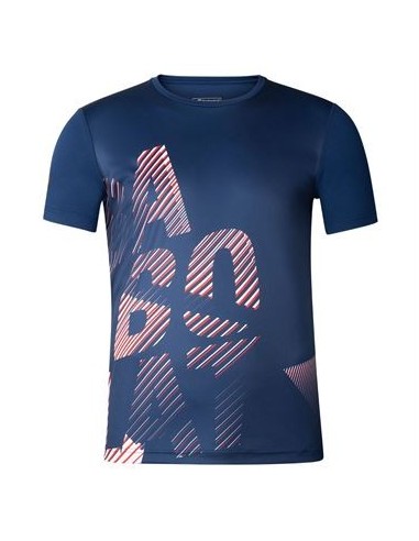 Tee-Shirt Babolat Herren Übungs Big Blau 